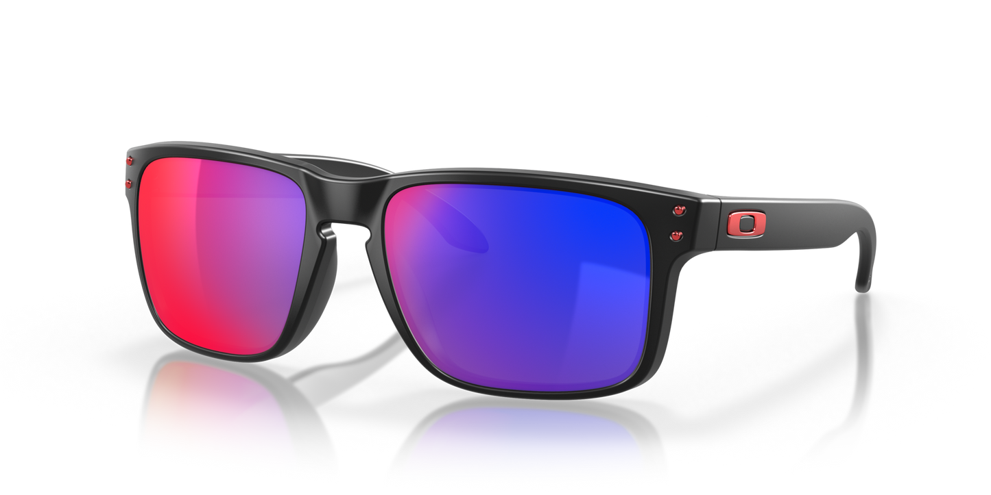 Oakley Holbrook Matt Black Red Iridium