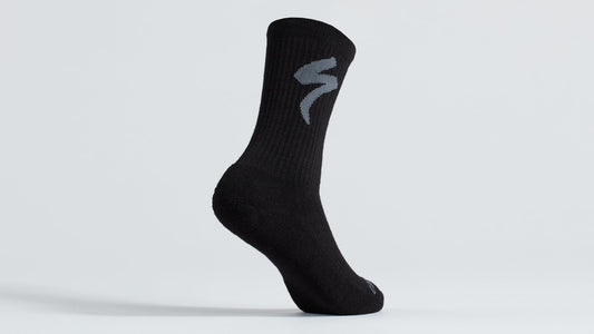 Merino Midweight Tall Logo Socks