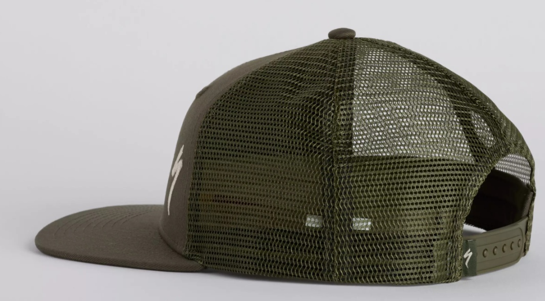 S-LOGO TRUCKER HAT OAKGRN/BRCHWHT OSFA
