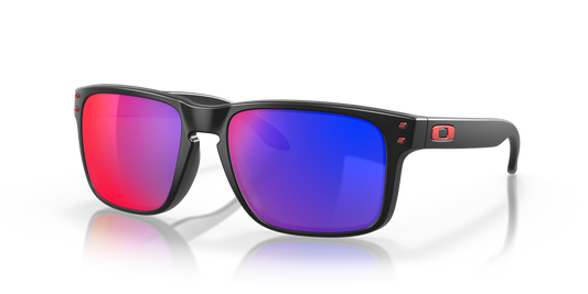 Oakley Holbrook Matt Black Red Iridium