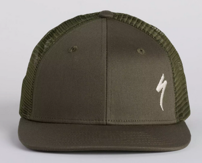 S-LOGO TRUCKER HAT OAKGRN/BRCHWHT OSFA