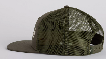 S-LOGO TRUCKER HAT OAKGRN/BRCHWHT OSFA