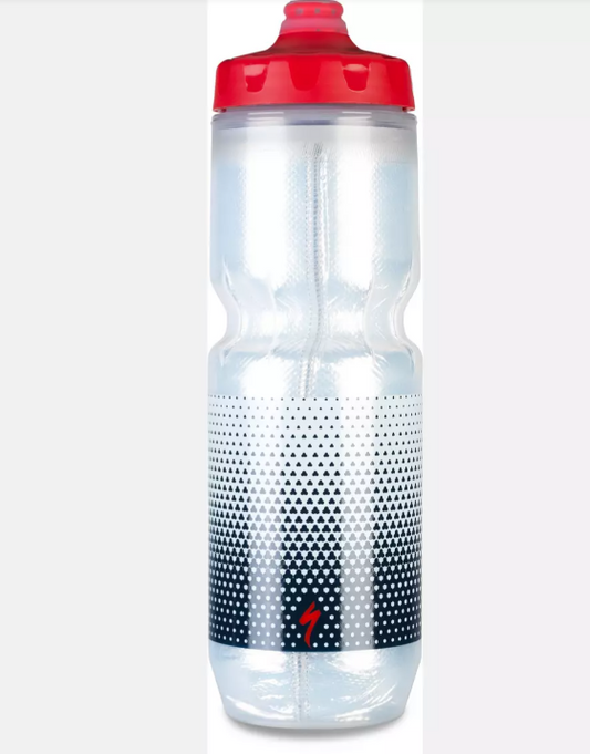 PURIST INSULATED FIXY BTL TRANS/BLU HEX 23 OZ