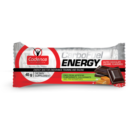 Cadence CarboFuel Energy Salted Chocolate Caramel Bar