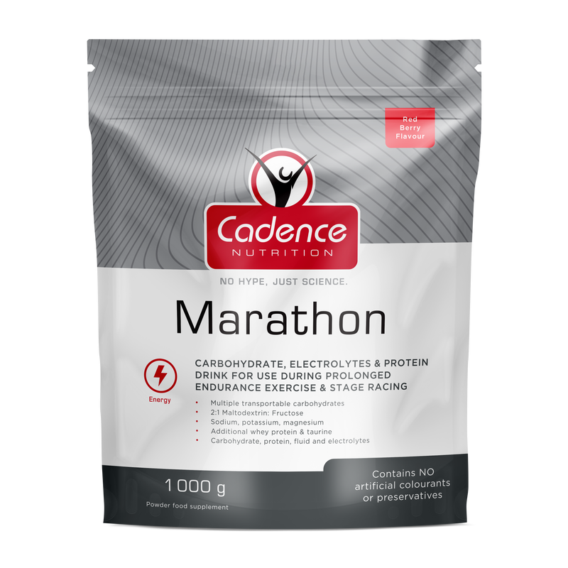 Cadence Nutrition Marathon Red Berry